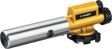 Горелка газовая с пьезоподжигом с цанговым соединением ГПМ-800, 1300С ЗУБР