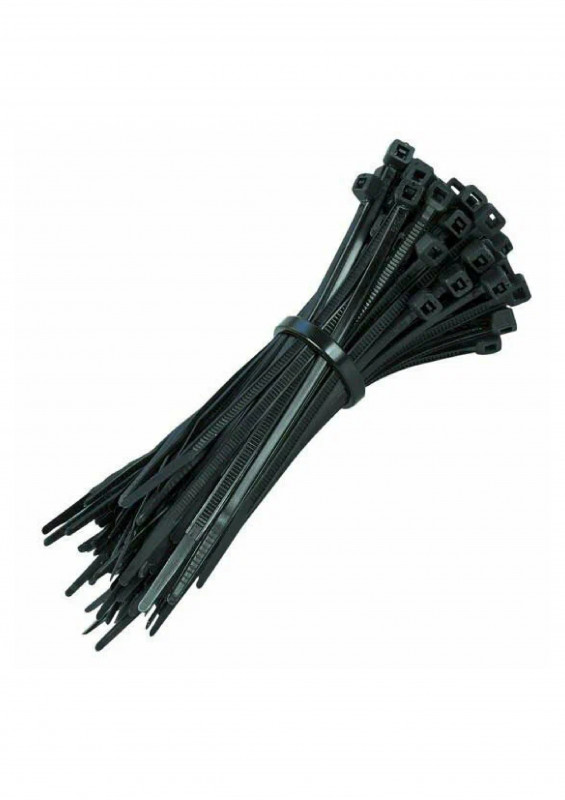 Хомут-стяжки нейлон 100шт 3х200 черные
