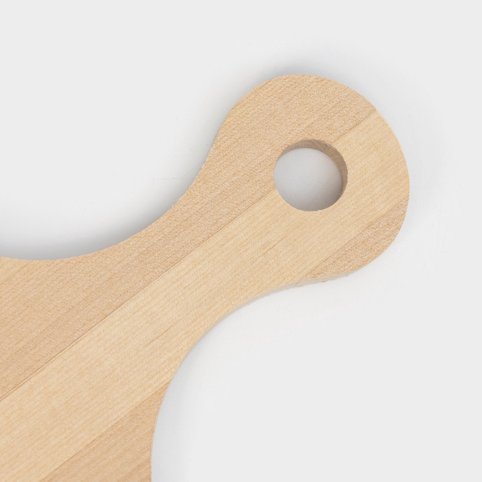 Разделочная доска 40х20х1,2см с ручкой береза