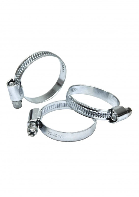 Хомут червячный 40-60мм цинк