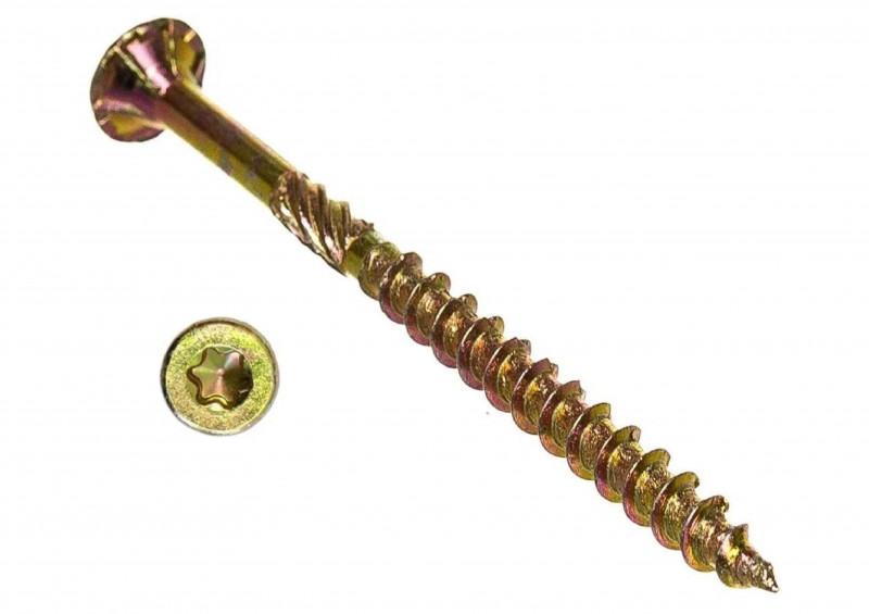 Саморез желтый цинк 3,5х51 по дереву 15кг