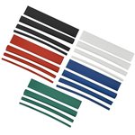 Набор термоусадочных трубок ТТУ 2/1; 4/2; 6/3; 8/4 20х8см (З; С; К; Ч;) IEK UDRS-D2-D8-10-3