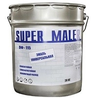 Эмаль ПФ-115 синий 20кг Super maler