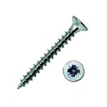 Саморез универсальный белый цинк 3,5х12