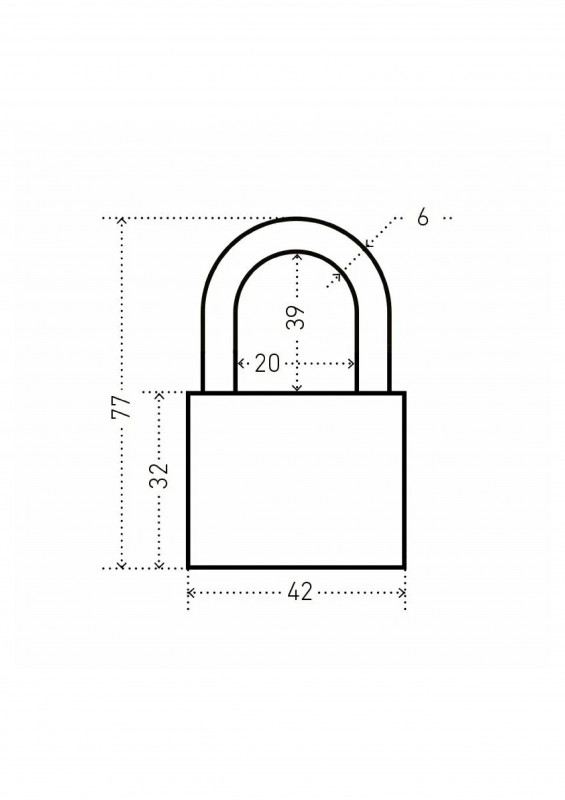 Замок навесной длин дужка ВС1Ч-364ПД 6мм 5кл Аллюр черный