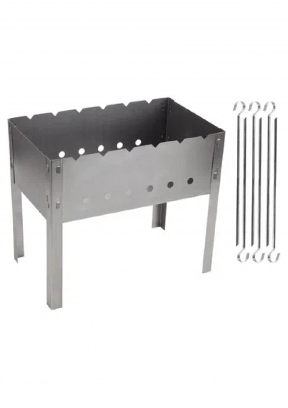 Мангал разборный 500х300х70 (1,4мм)